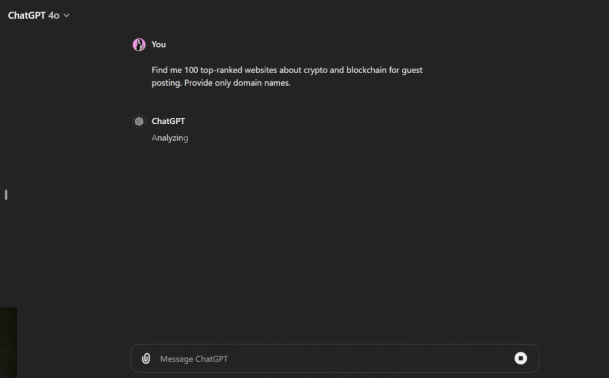 ChatGPT prompt for guest posting