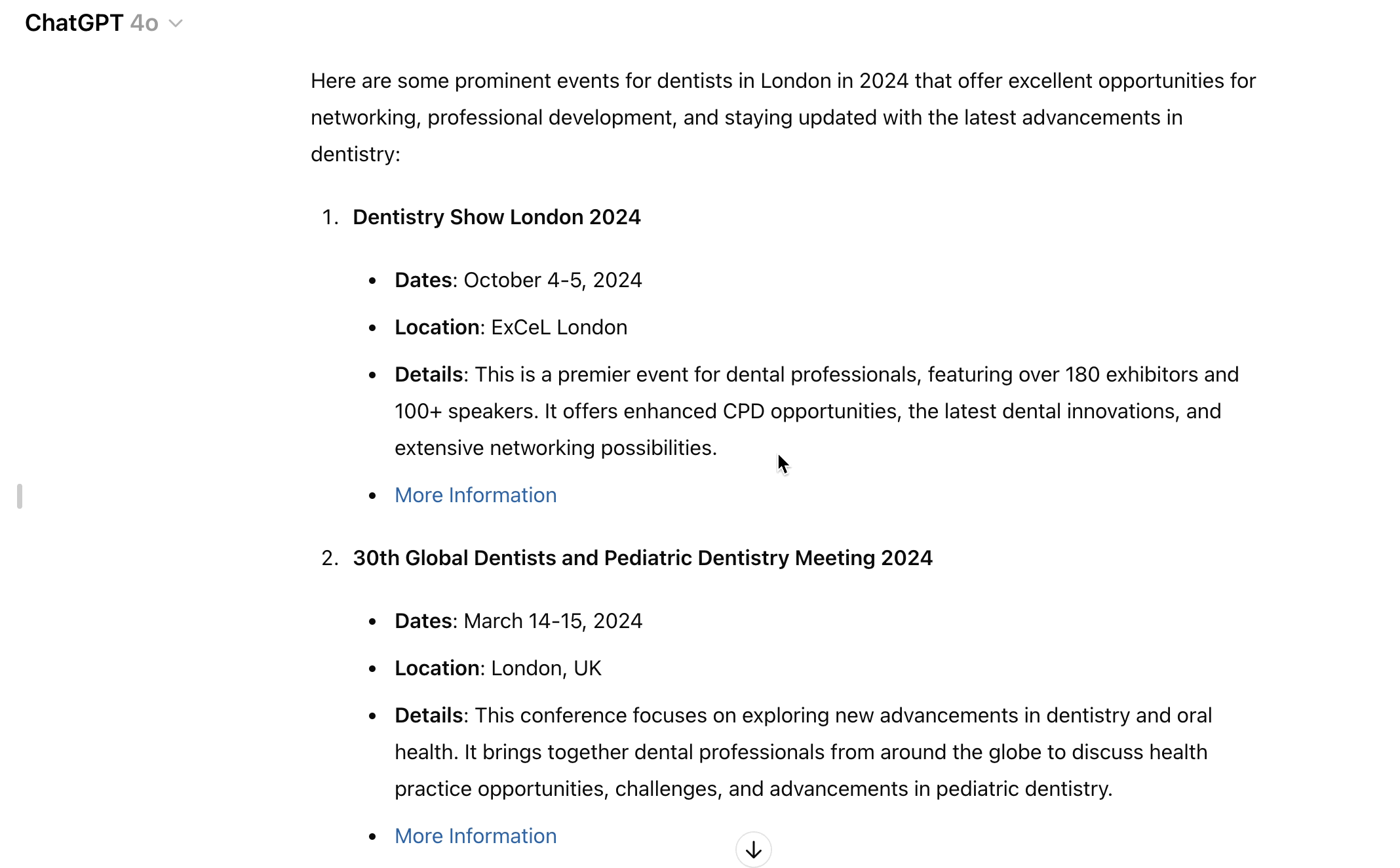 Prompt to find local events